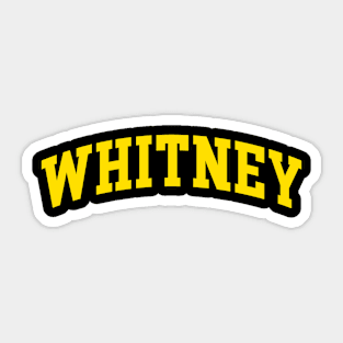 Whitney Sticker